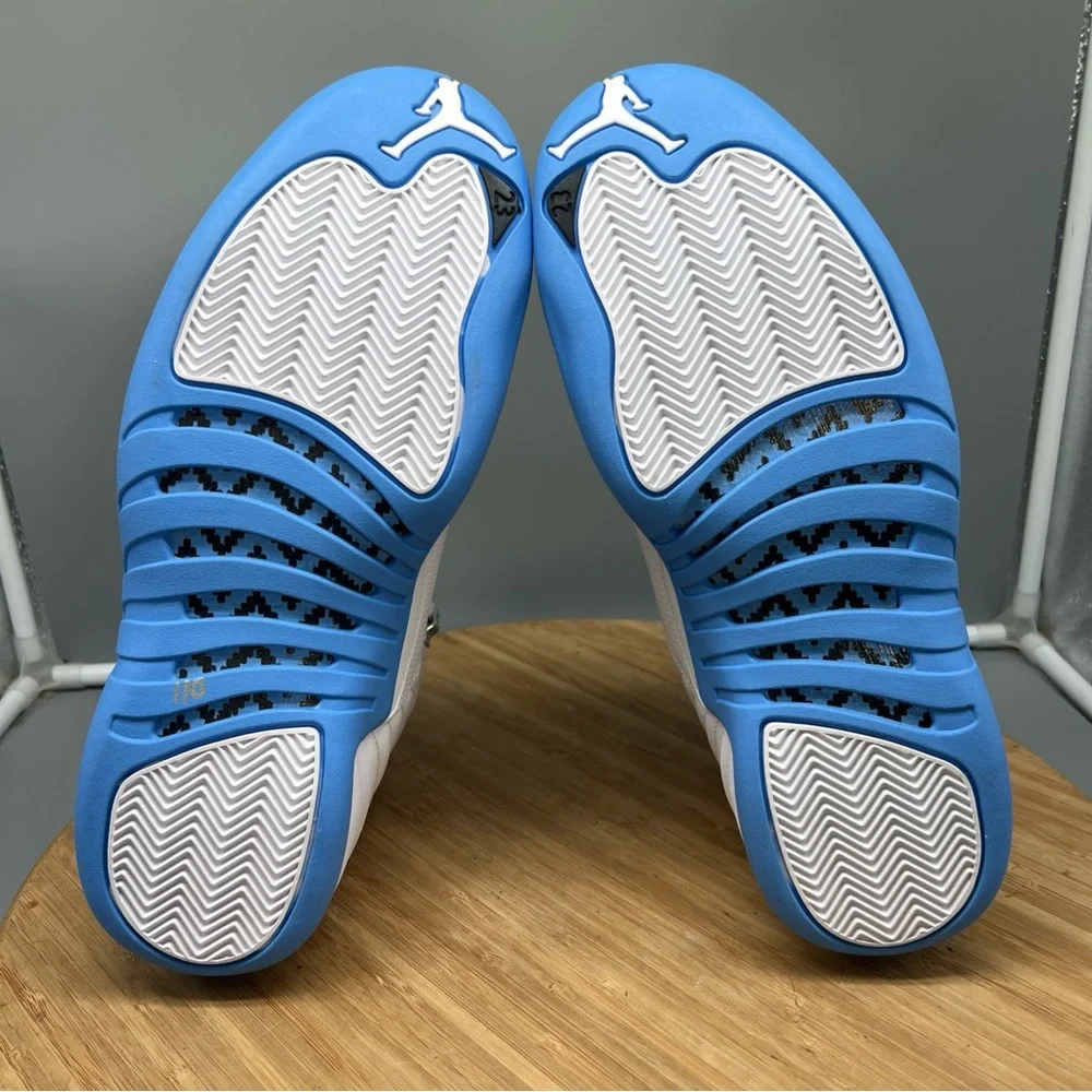 Air Jordan 12 Retro Melo 2025 Men’s 11.5 CT8013-112 White University‎ Blue UNC